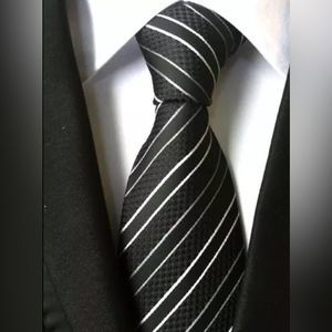 Jacquard neck ties accessories daily wear men brand new boutique quality wedding